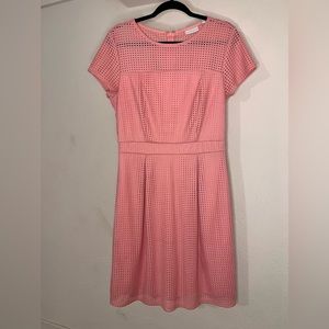 NY&COMPANY size L coral “mesh” dress. Barely worn